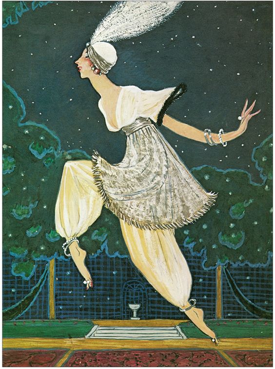 George-Le-Pape-Denise-Poiret-at-The-Thousand-and-Second-Night-Party-1911
